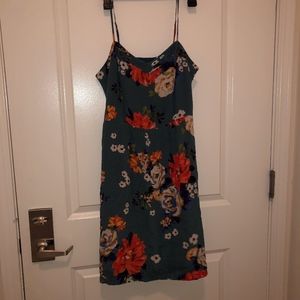 Teal Flower Dress Anthropologie Moulinette Soeurs